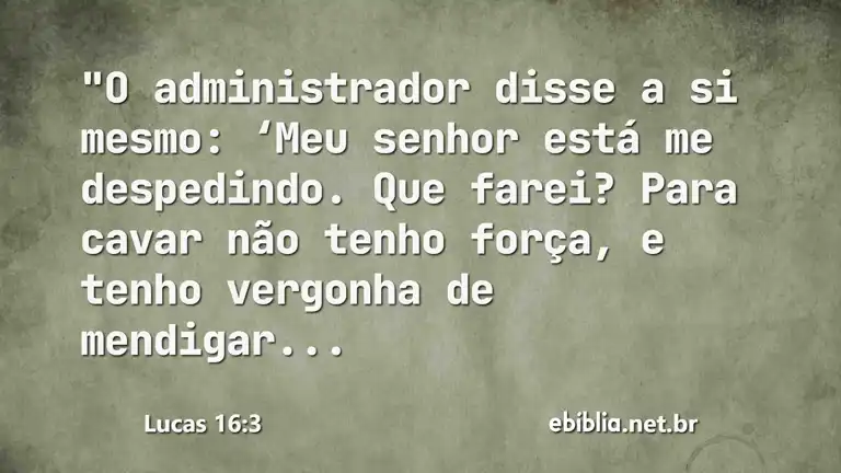 Lucas 16:3