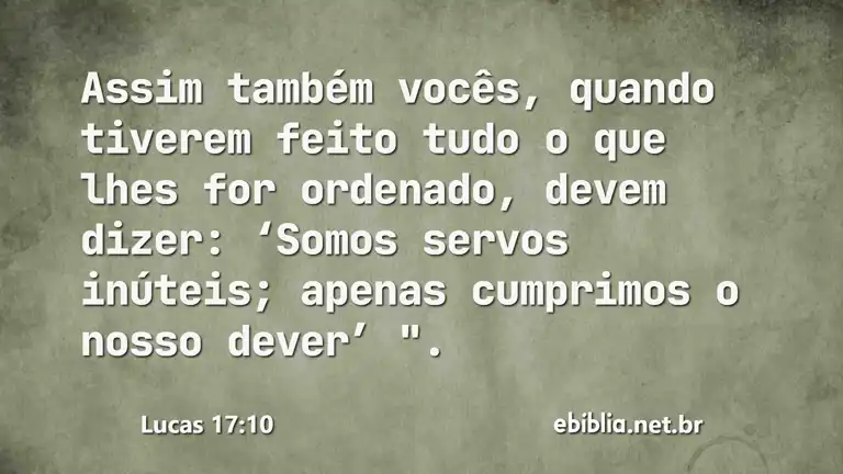 Lucas 17:10