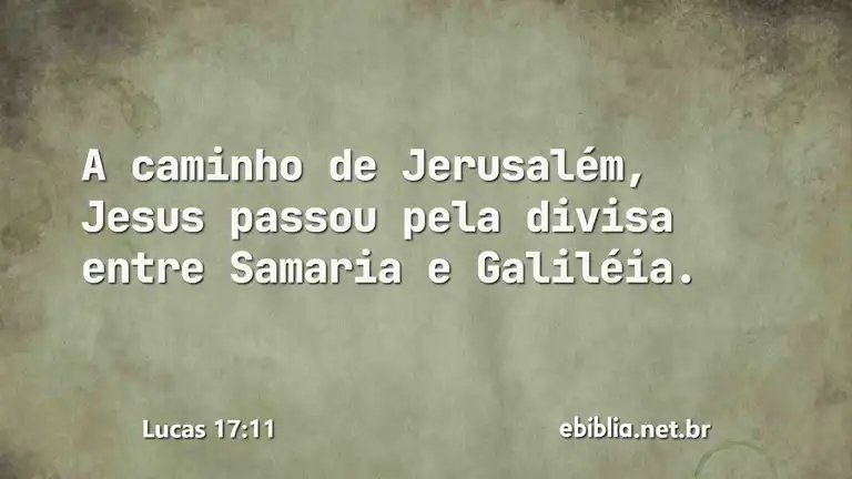 Lucas 17:11