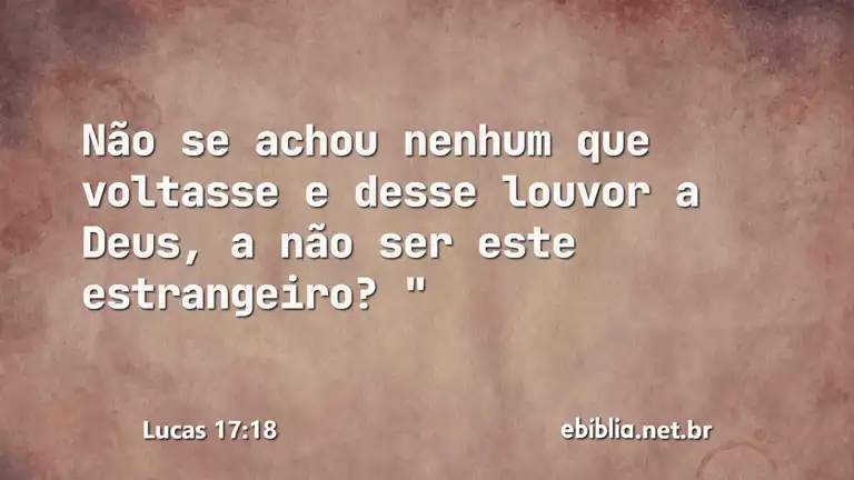 Lucas 17:18