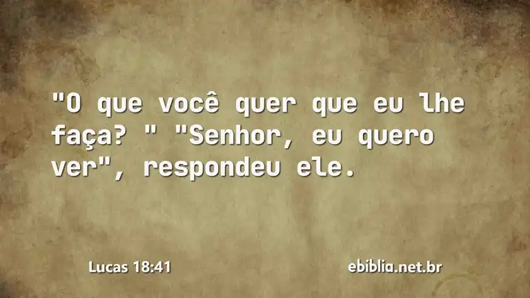 Lucas 18:41