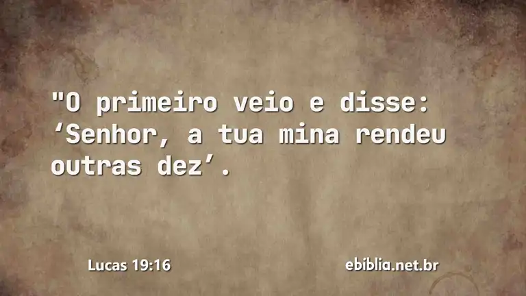 Lucas 19:16