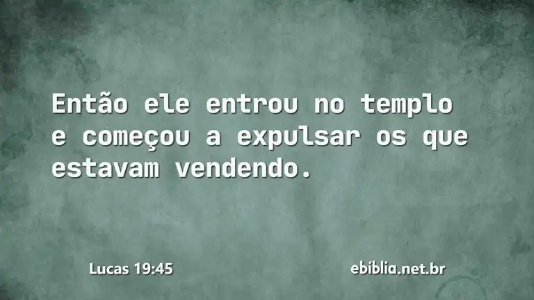 Lucas 19:45