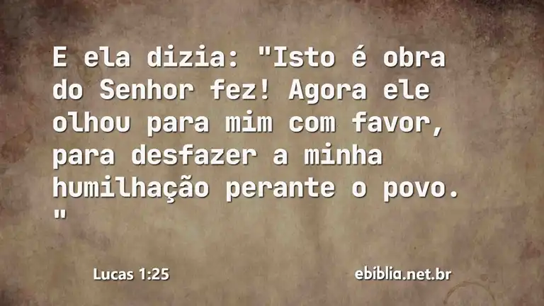 Lucas 1:25