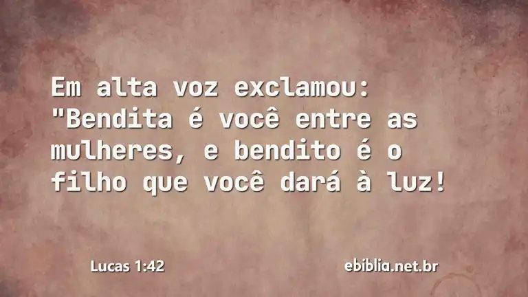 Lucas 1:42