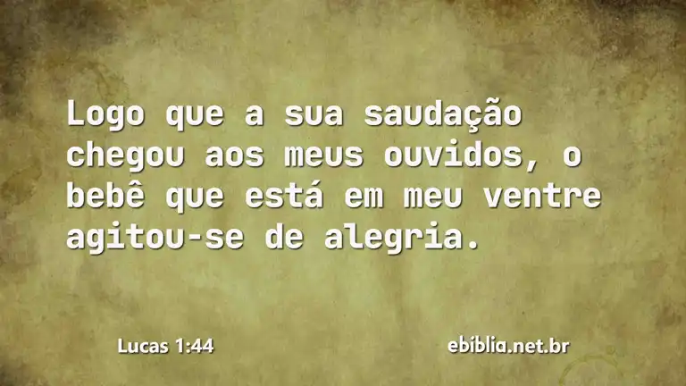 Lucas 1:44