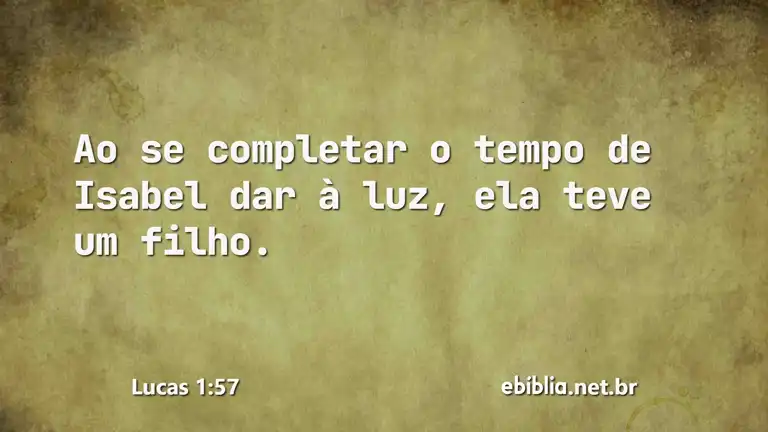 Lucas 1:57