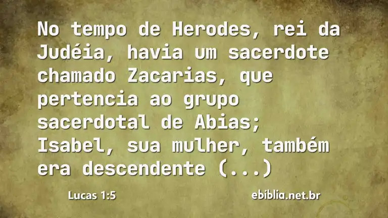 Lucas 1:5