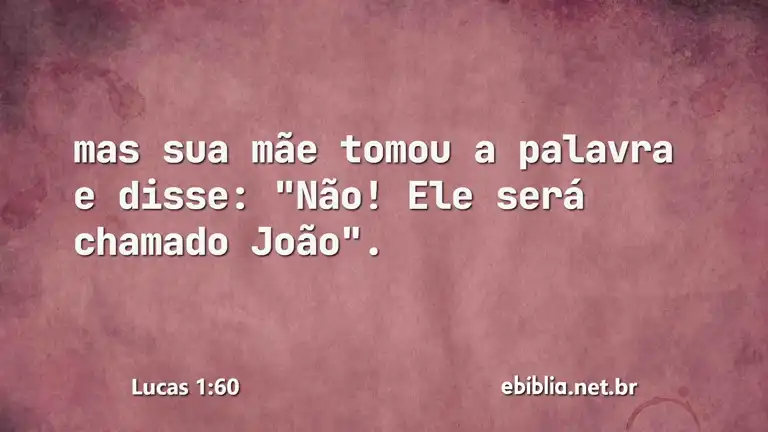 Lucas 1:60