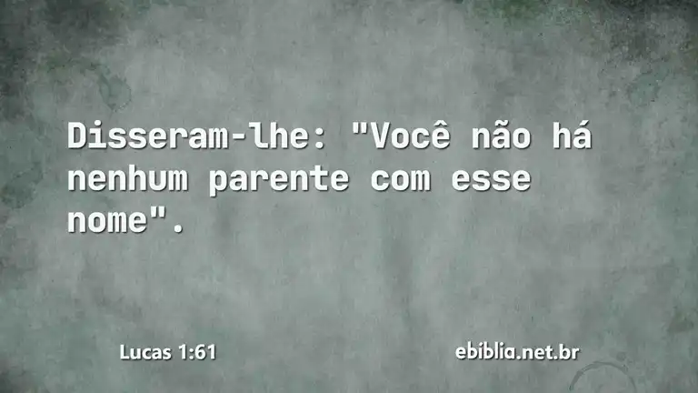 Lucas 1:61