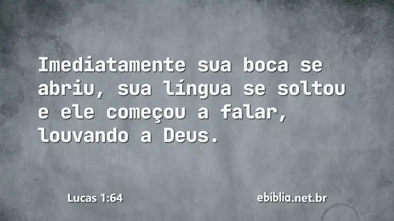 Lucas 1:64