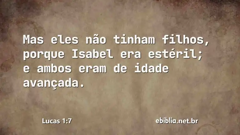 Lucas 1:7