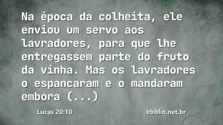 Lucas 20:10