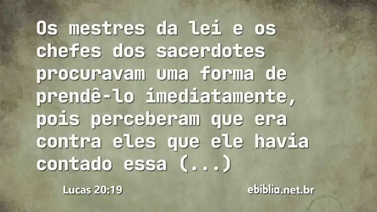 Lucas 20:19