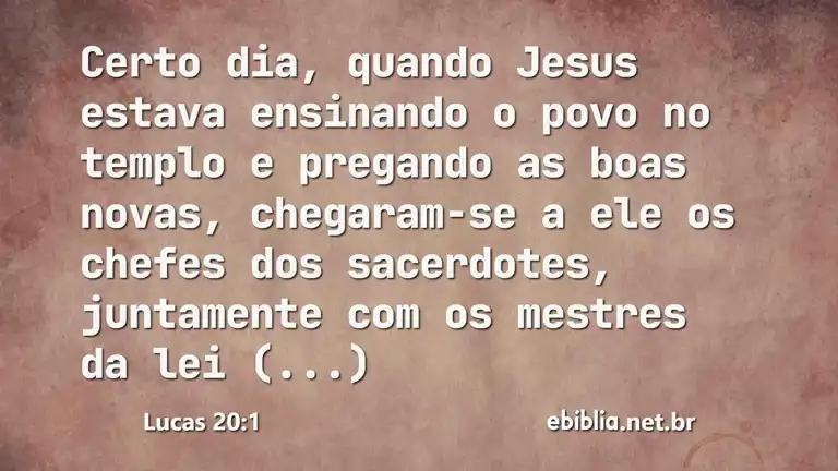 Lucas 20:1