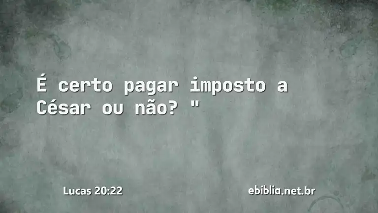 Lucas 20:22