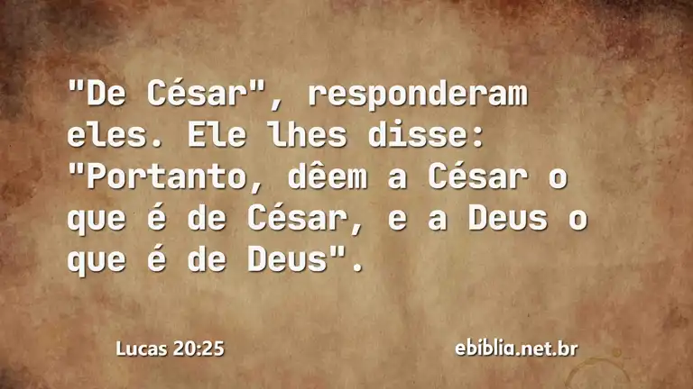 Lucas 20:25