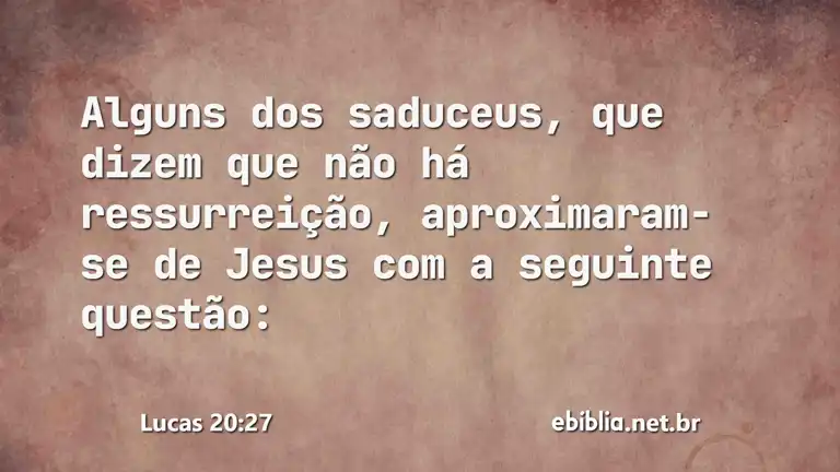 Lucas 20:27