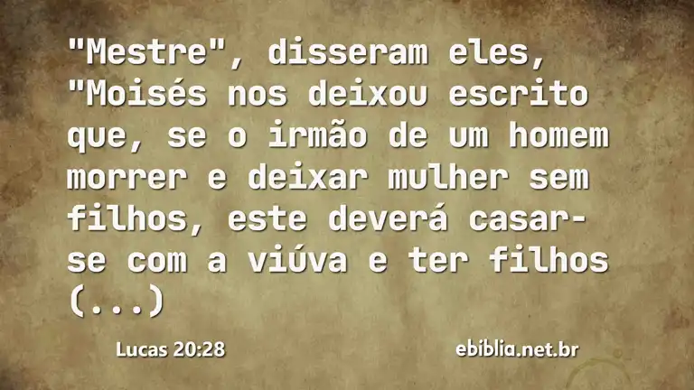 Lucas 20:28