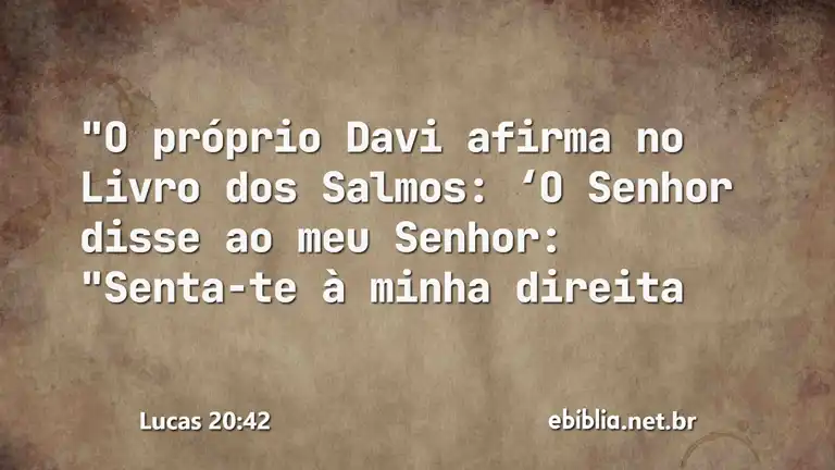 Lucas 20:42