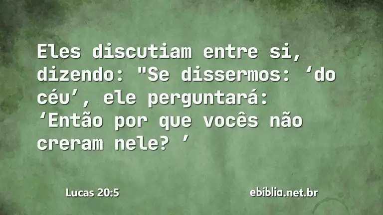 Lucas 20:5