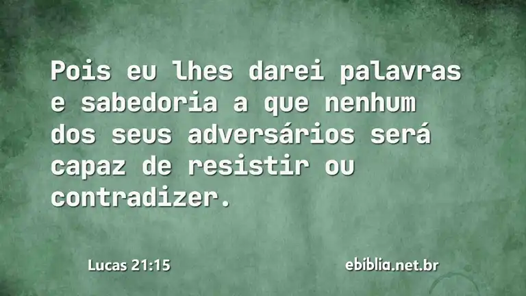 Lucas 21:15