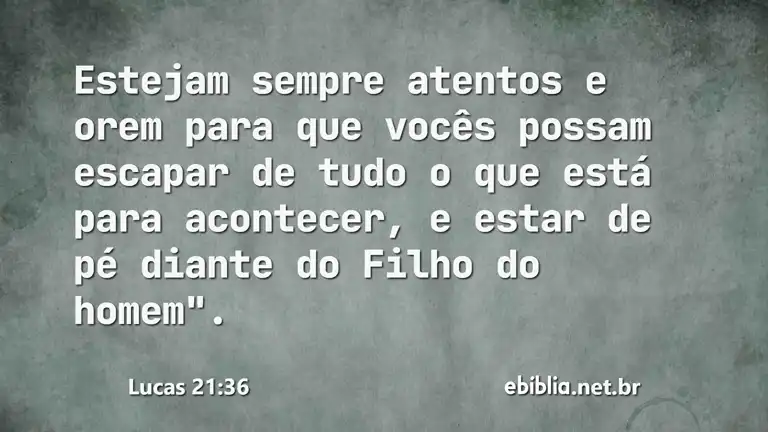 Lucas 21:36