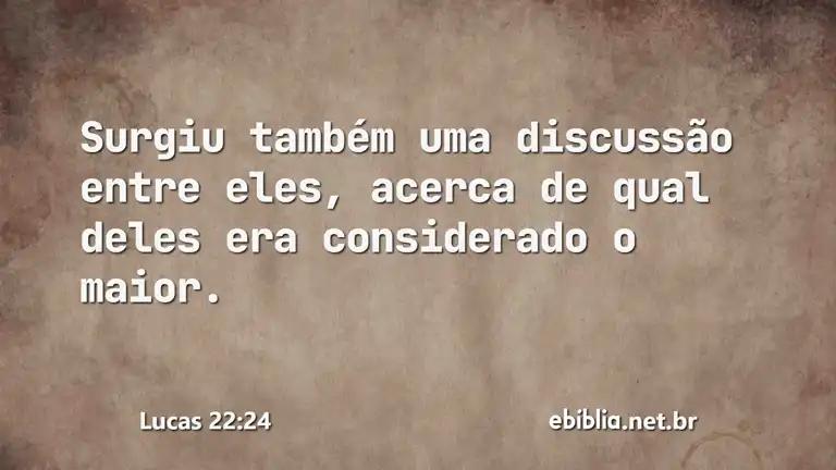 Lucas 22:24