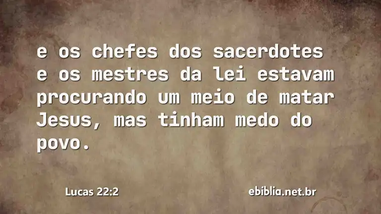 Lucas 22:2