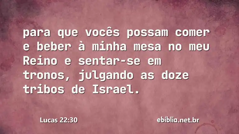 Lucas 22:30