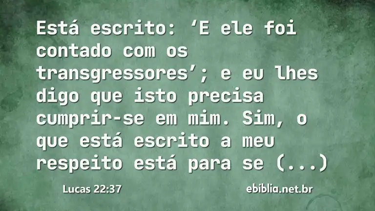 Lucas 22:37