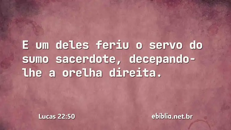 Lucas 22:50