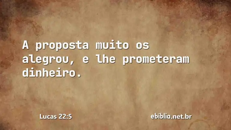 Lucas 22:5