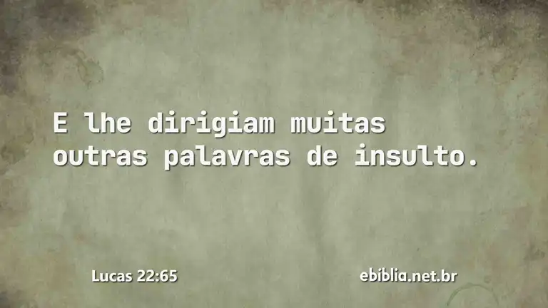 Lucas 22:65