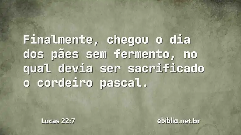 Lucas 22:7