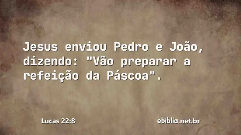 Lucas 22:8