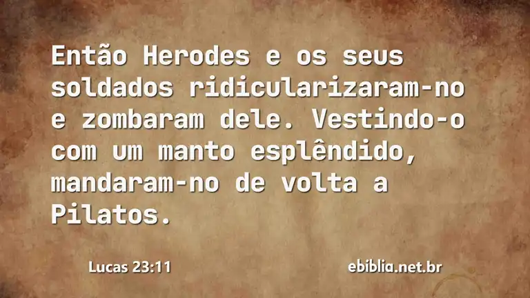 Lucas 23:11