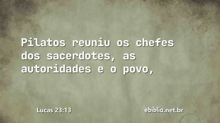 Lucas 23:13