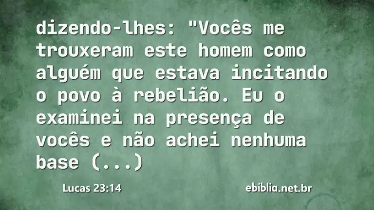 Lucas 23:14