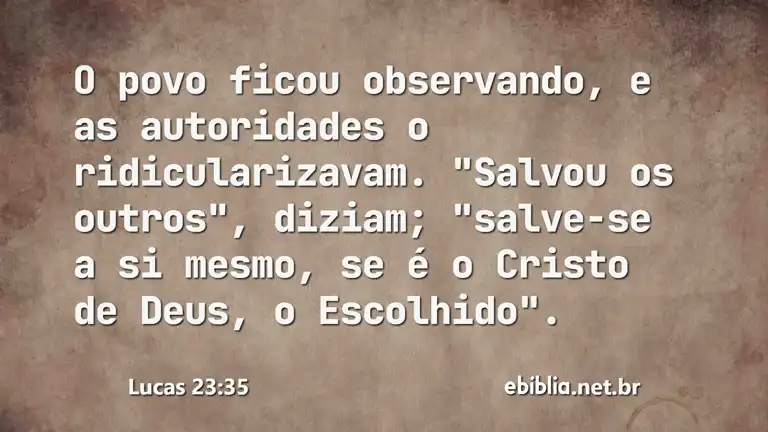 Lucas 23:35