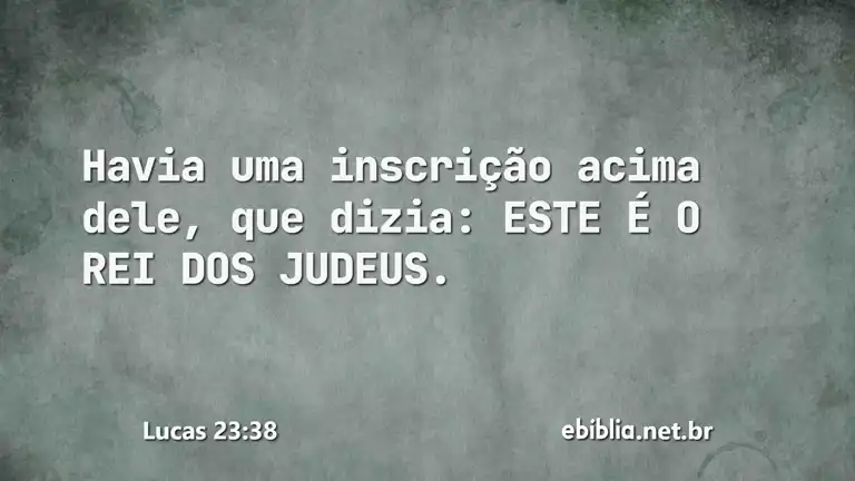 Lucas 23:38