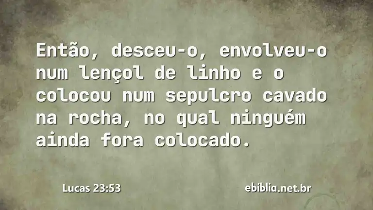 Lucas 23:53