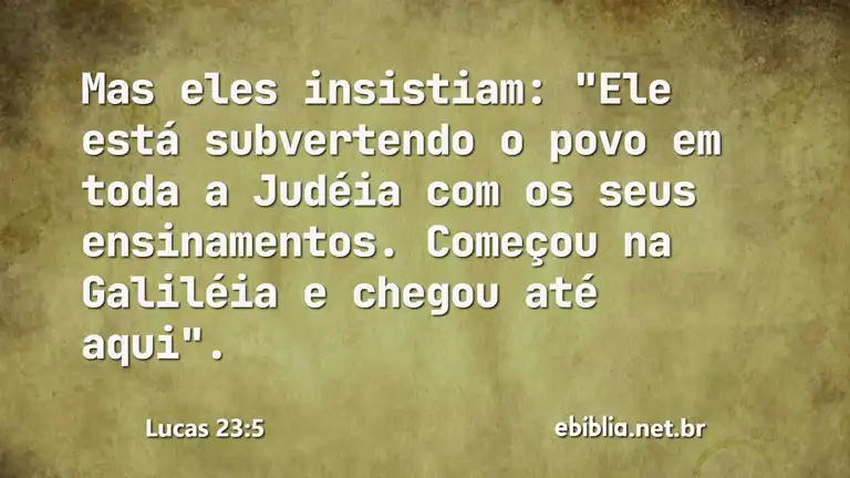 Lucas 23:5