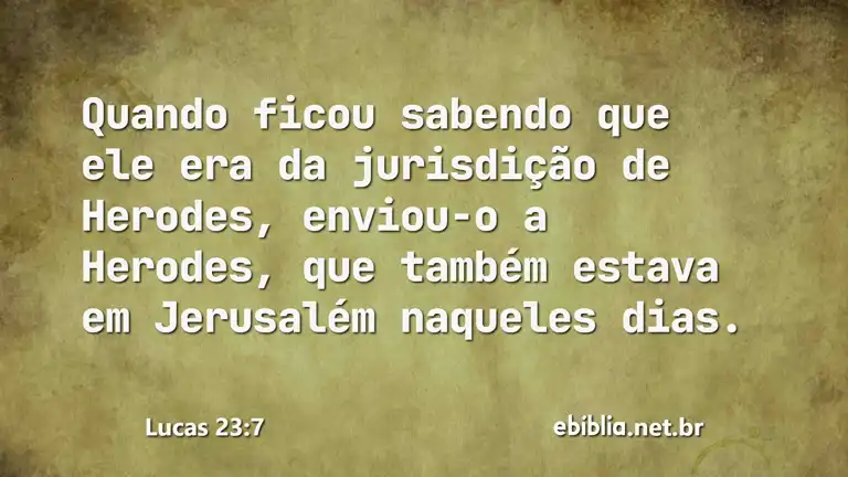 Lucas 23:7