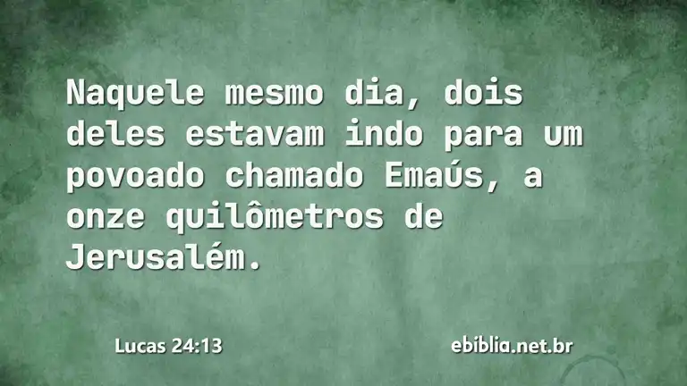 Lucas 24:13