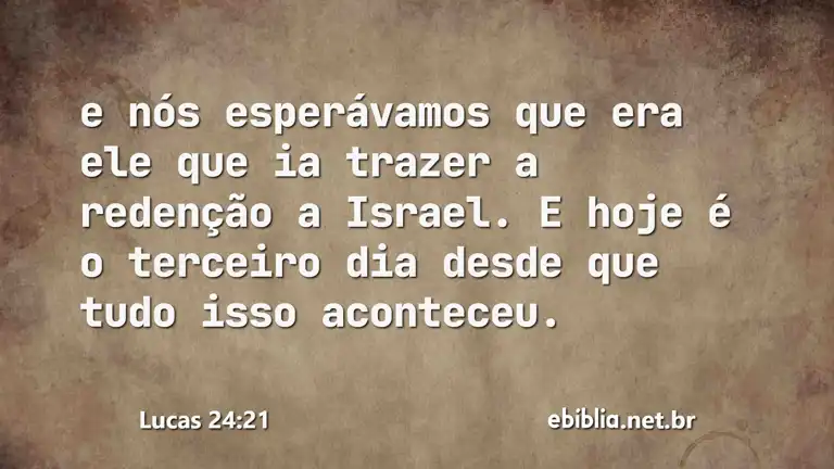 Lucas 24:21