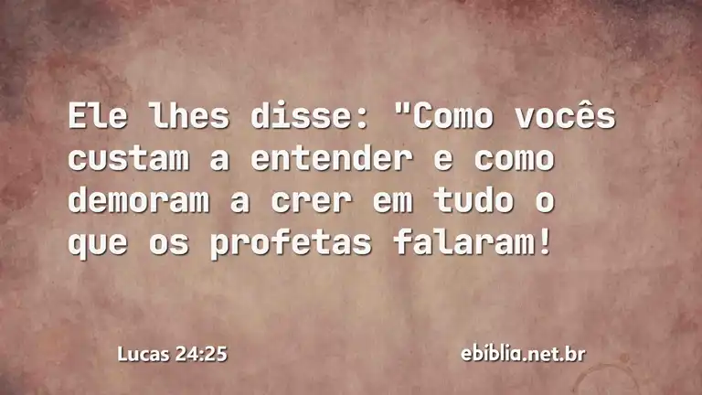 Lucas 24:25