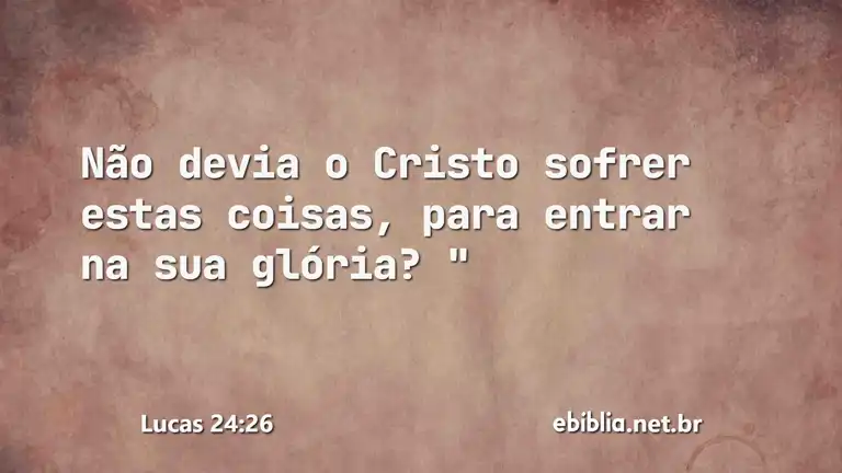 Lucas 24:26