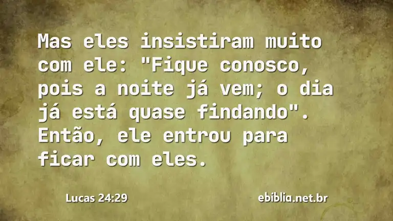 Lucas 24:29