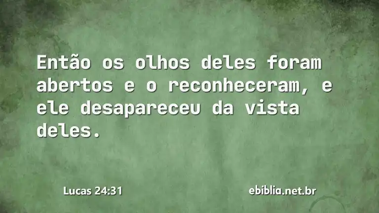 Lucas 24:31